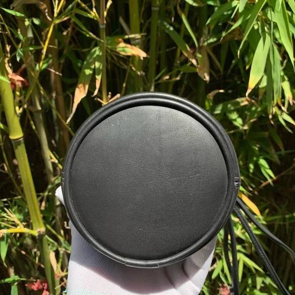 RARE vintage COACH 4144 Littleton mini black leather drawstring shoulder bag - Picture 6 of 15